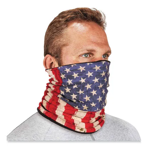 N-ferno 6491 Reversible Thermal Fleece   Poly Multi-band, One Size Fits Most, American Flag, Ships In 1-3 Business Days