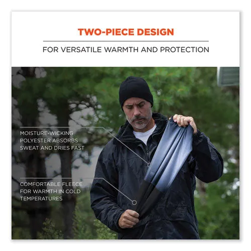 N-ferno 6492 2-piece Thermal Fleece   Poly Multi-band, One Size Fits Most, Light Gray Fade, Ships In 1-3 Business Days