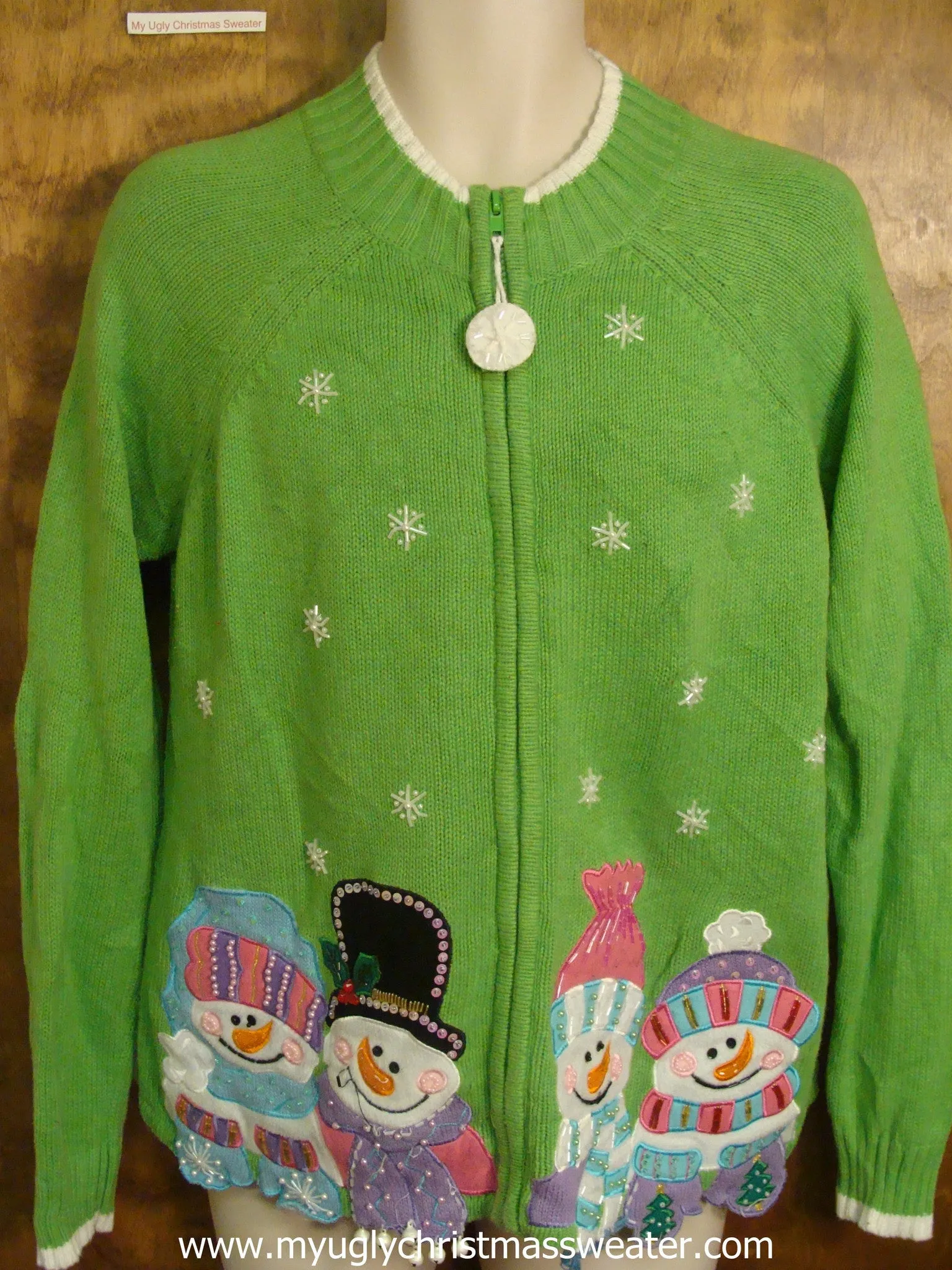 Snowmen Dressed for Snow Ugly Christmas Sweater