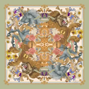 The Monarchy Silk Scarf Pastel - Limited Edition | 130x130cm [Preorder]